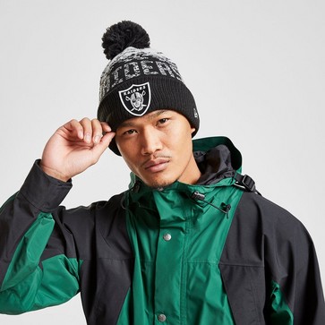 Pánska zimná čiapka NEW ERA NFL LAS VEGAS RAIDERS POM BEANIE HAT OAKLAND RAIDERS