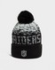 NEW ERA NFL LAS VEGAS RAIDERS POM BEANIE HAT OAKLAND RAIDERS