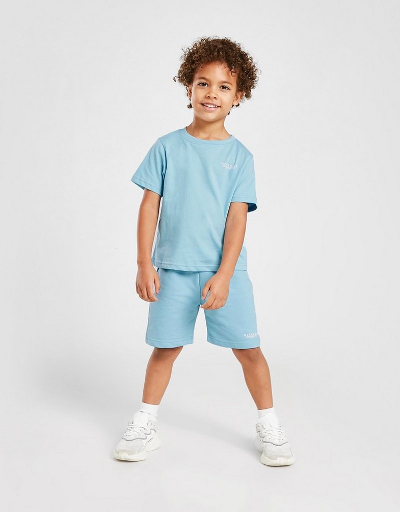 Komplet dresowy dziecięcy MCKENZIE MINI ESSENTIAL T SHIRT/SHORTS SET MCKTI13810SBL Niebieski