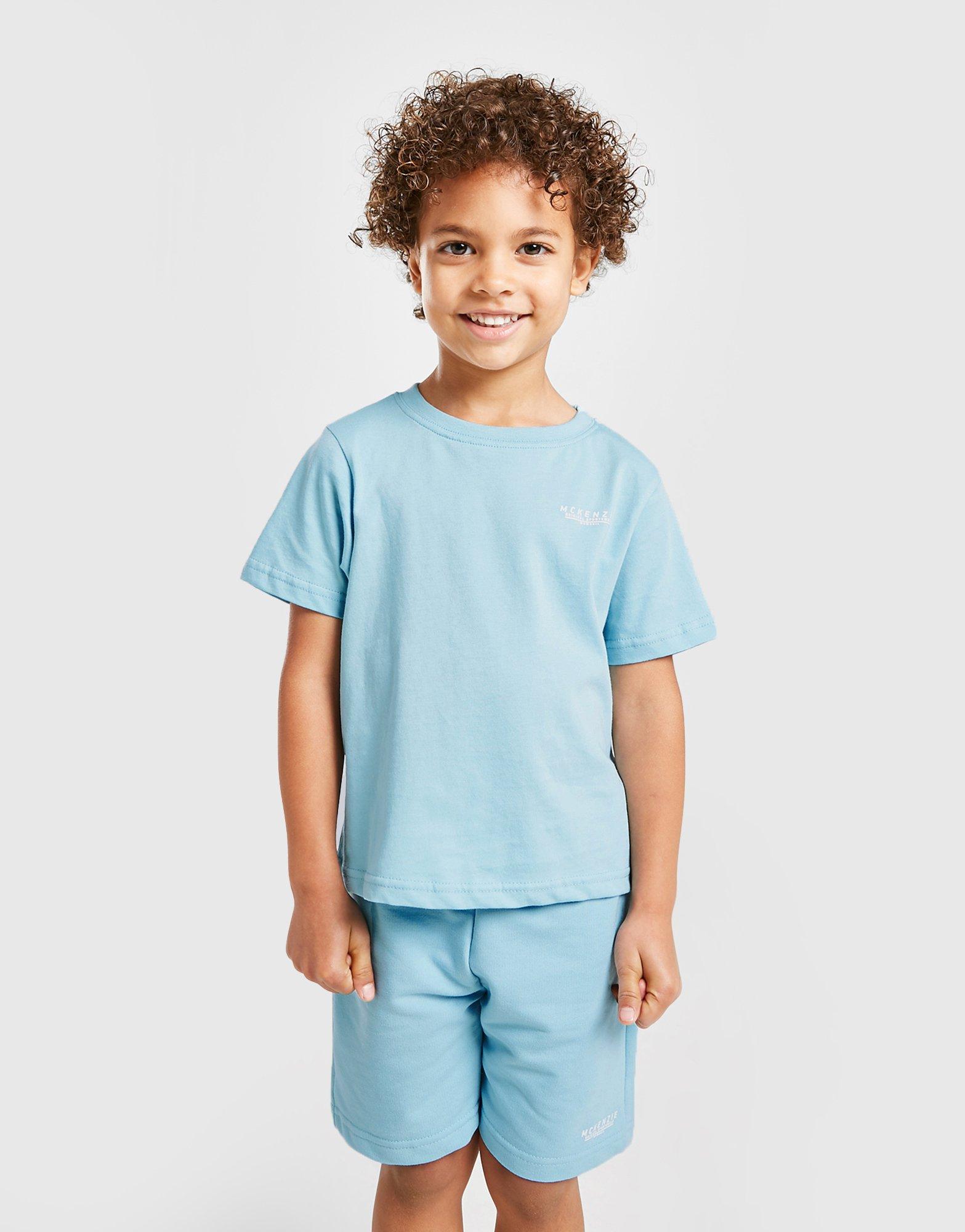 Gyerek melegítőszett MCKENZIE MINI ESSENTIAL PÓLÓ/SHORTS SET  MCKTI13810SBL Kék