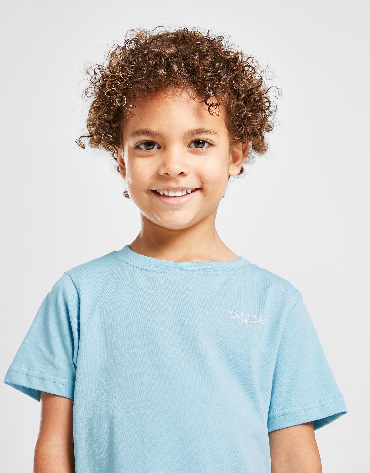 Gyerek melegítőszett MCKENZIE MINI ESSENTIAL PÓLÓ/SHORTS SET  MCKTI13810SBL Kék