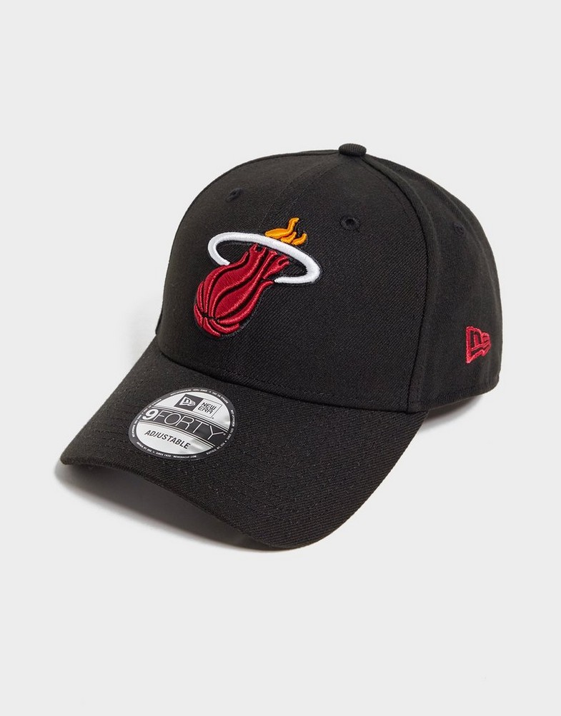 Czapka z daszkiem męska NEW ERA CZAPKA NBA THE LEAGUE MIA HEATS OTC 11405603 Czarny