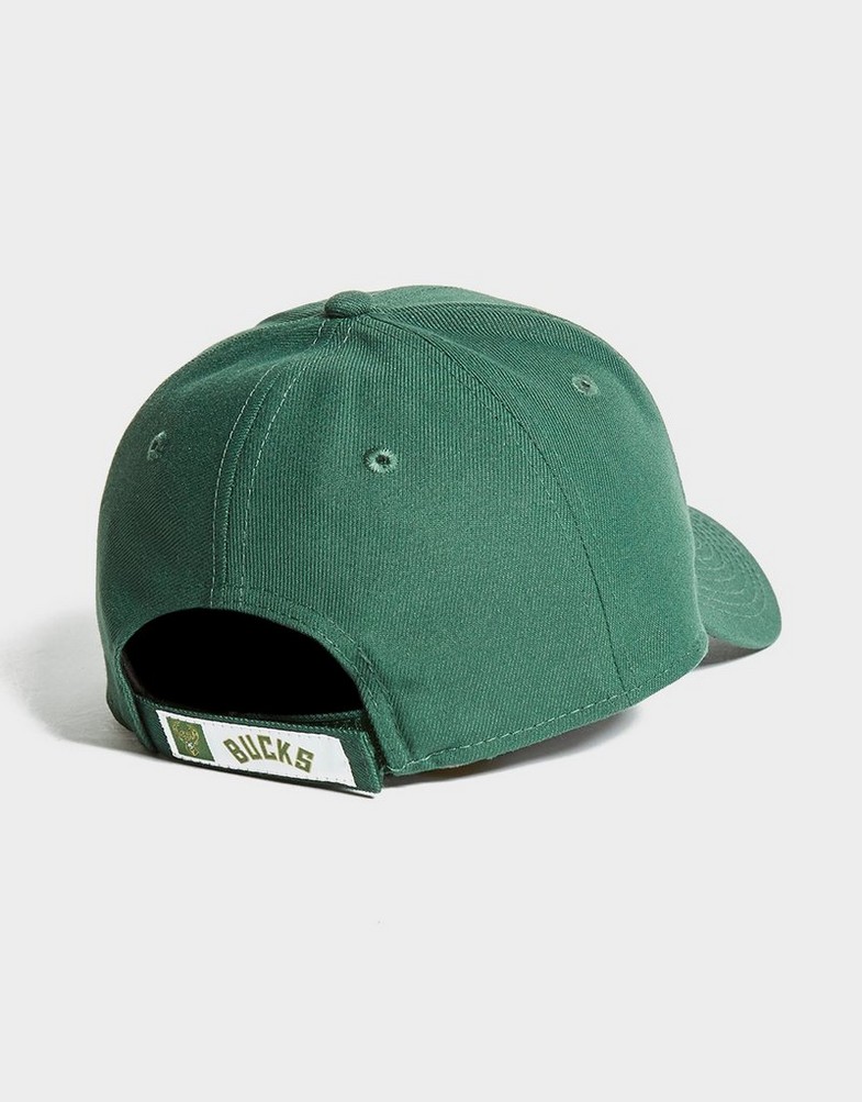 Czapka z daszkiem męska NEW ERA CZAPKA THE LEAGUE MIL BUCKS OTC 11405602 Zielony