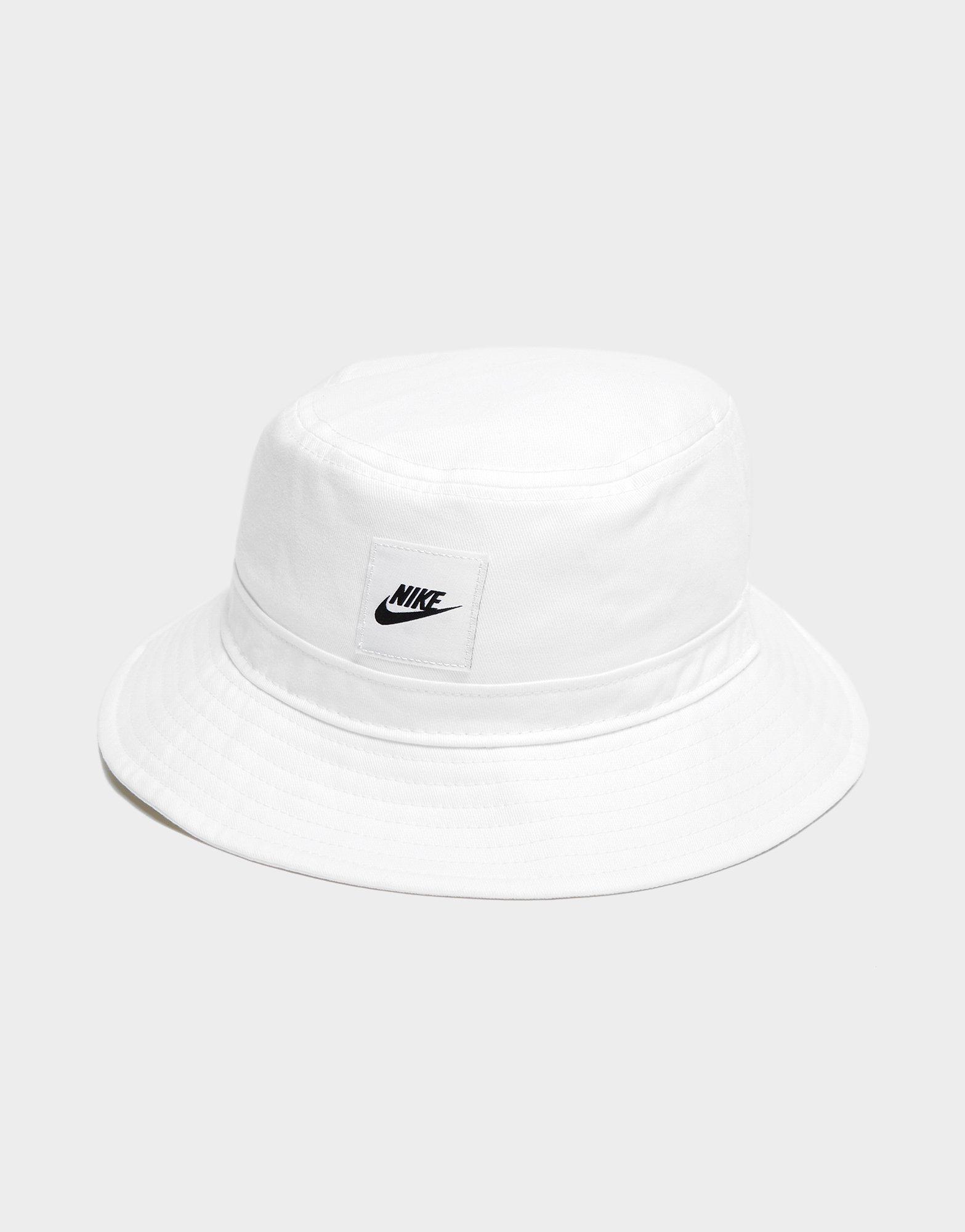 Șapcă pentru femei NIKE PĂLĂRIE FUTURA BUCKET HAT CK5324-100 Alb