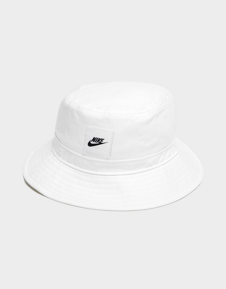 Czapka z daszkiem damska NIKE KAPELUSZ FUTURA BUCKET HAT CK5324-100 Biały