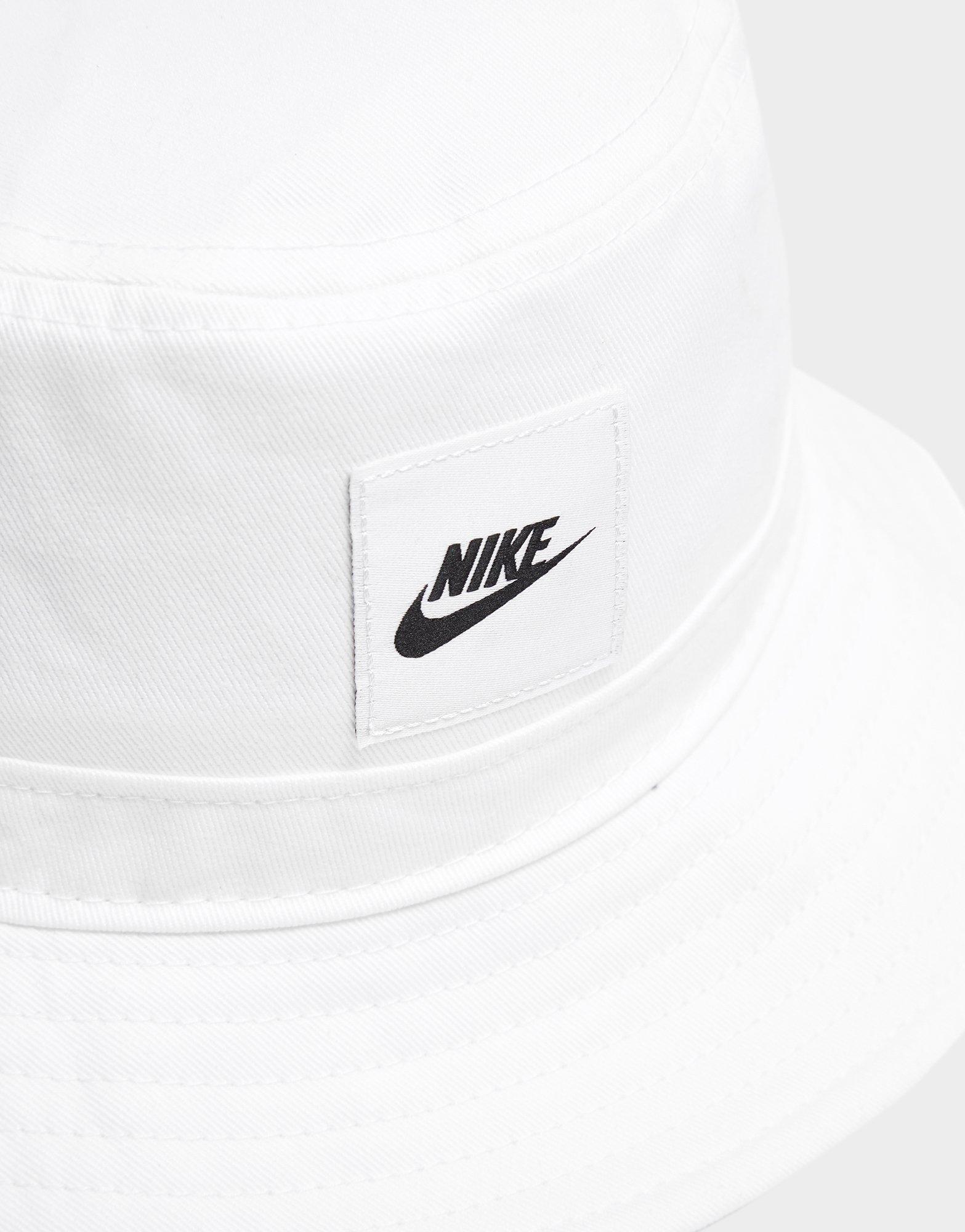 Șapcă pentru femei NIKE PĂLĂRIE FUTURA BUCKET HAT CK5324-100 Alb