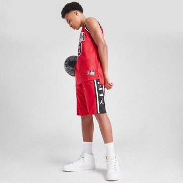 Krótkie spodenki, szorty dziecięce JORDAN SZORTY HBR BBALL SHORT RED B
