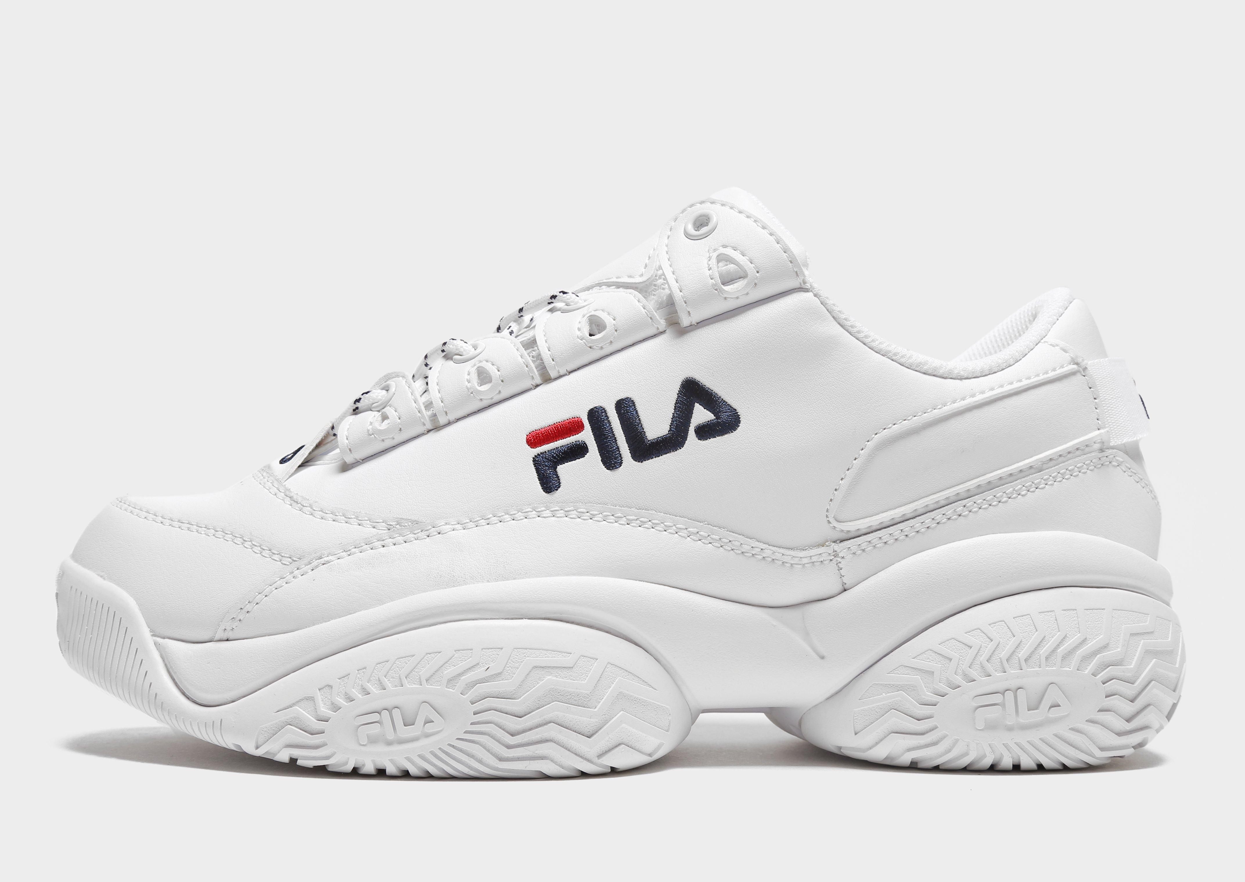 beige fila shoes