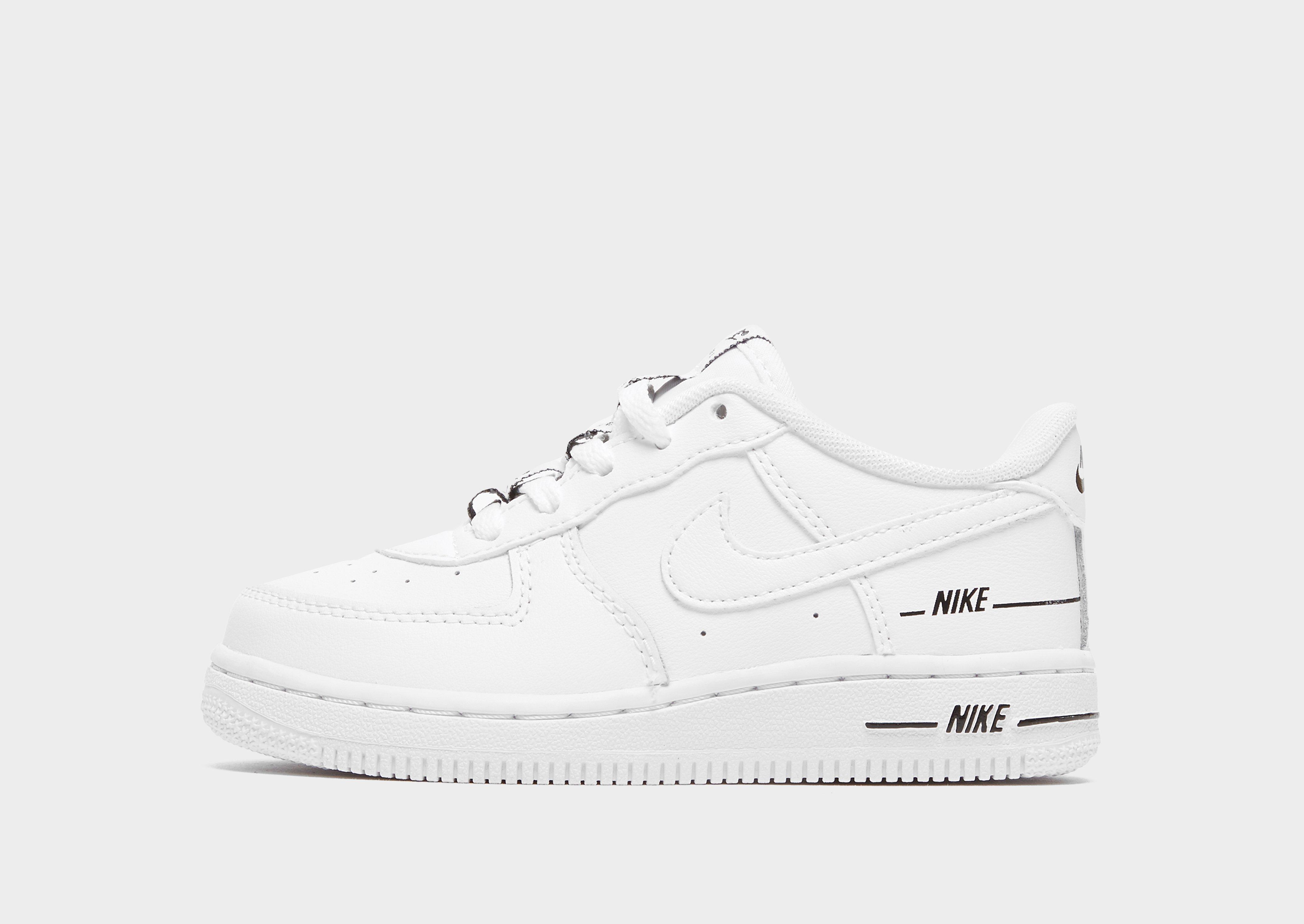 Nike Force 1 LV8 3 TD White/White-Black - CW0986-100