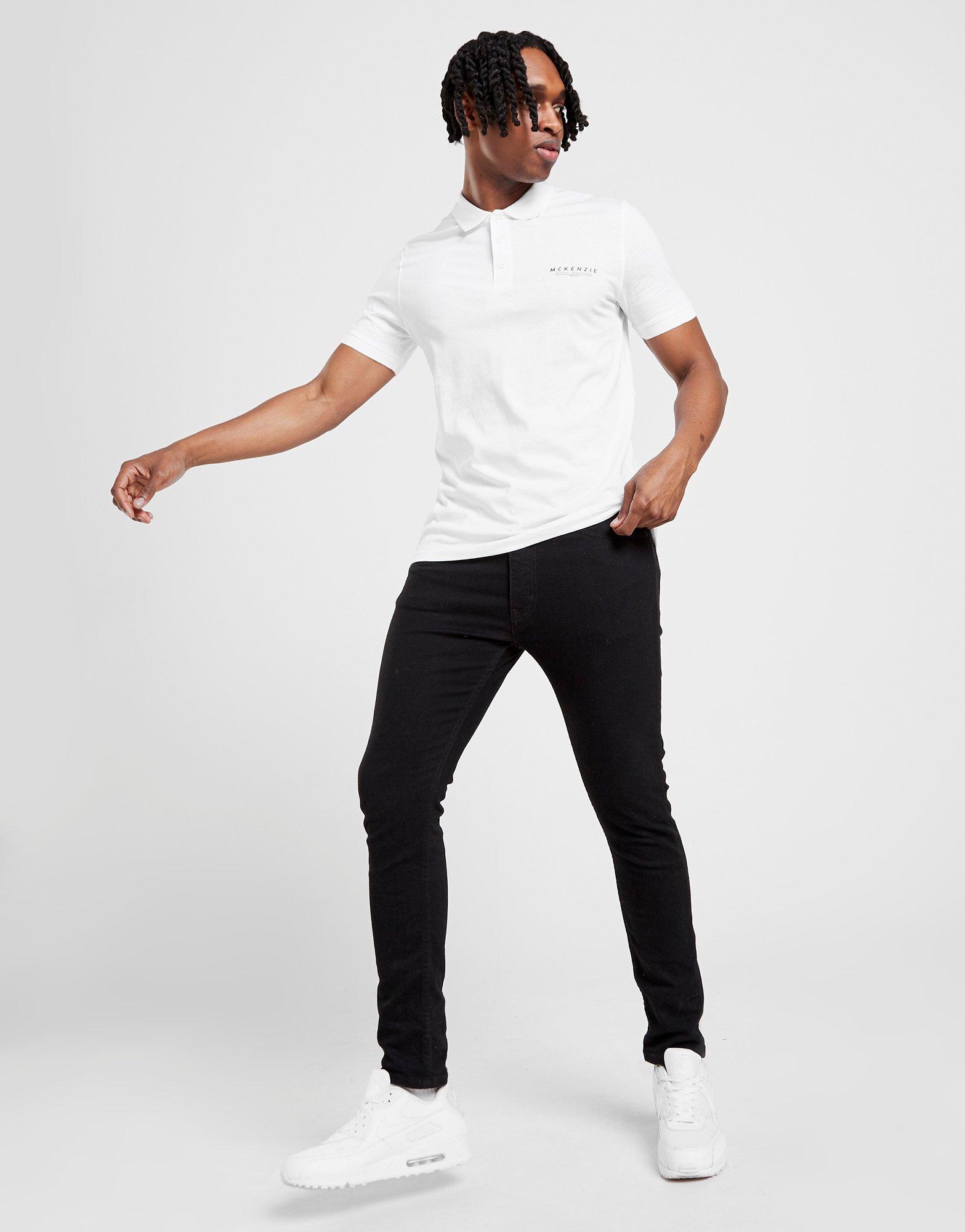 Férfi galléros póló MCKENZIE ESSENTIAL PÓLÓ SHIRT  MCKTM13813 Fehér