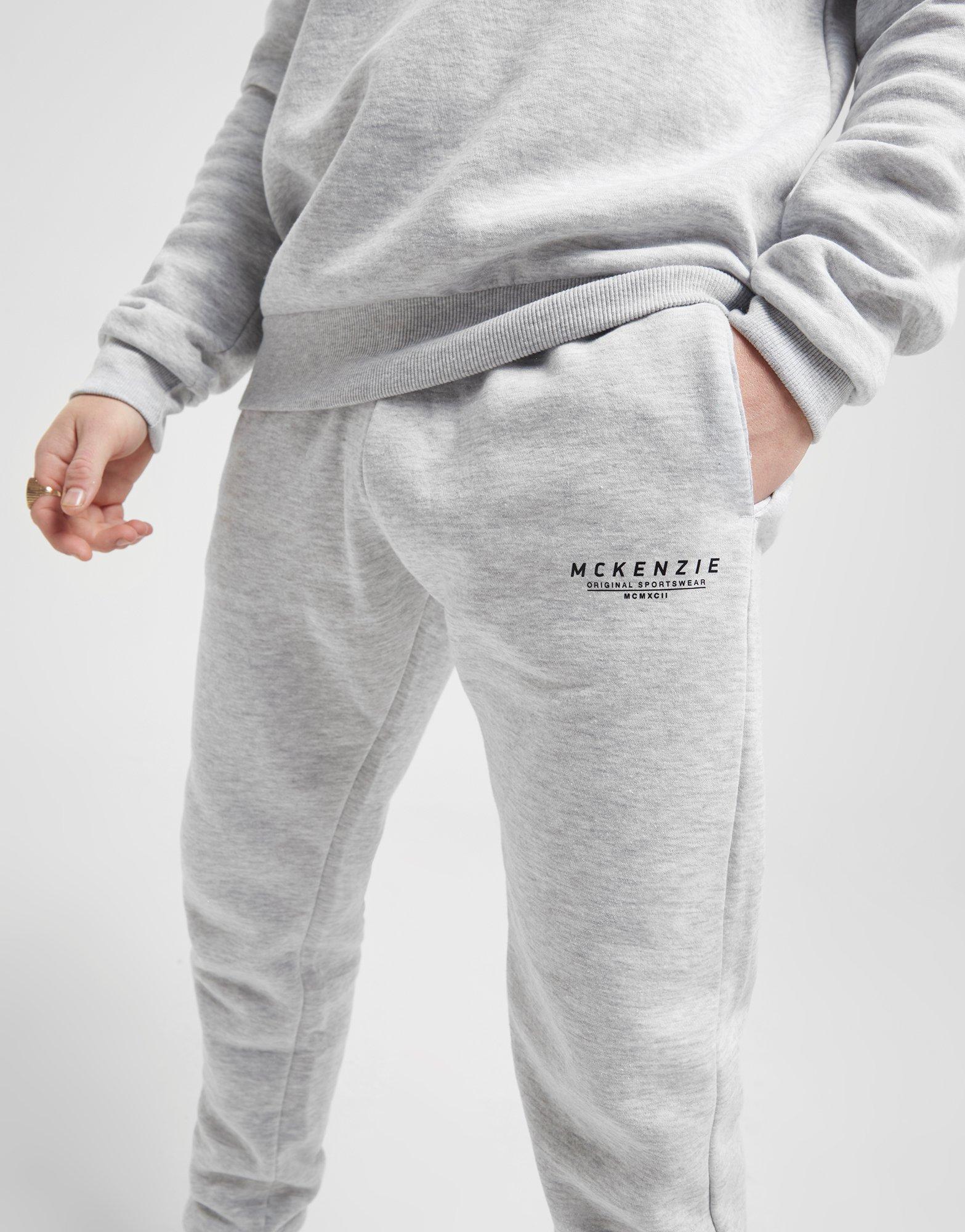 MCKENZIE ESSENTIAL CUFFED TRACK PANTS  MCKTM12798 Szary
