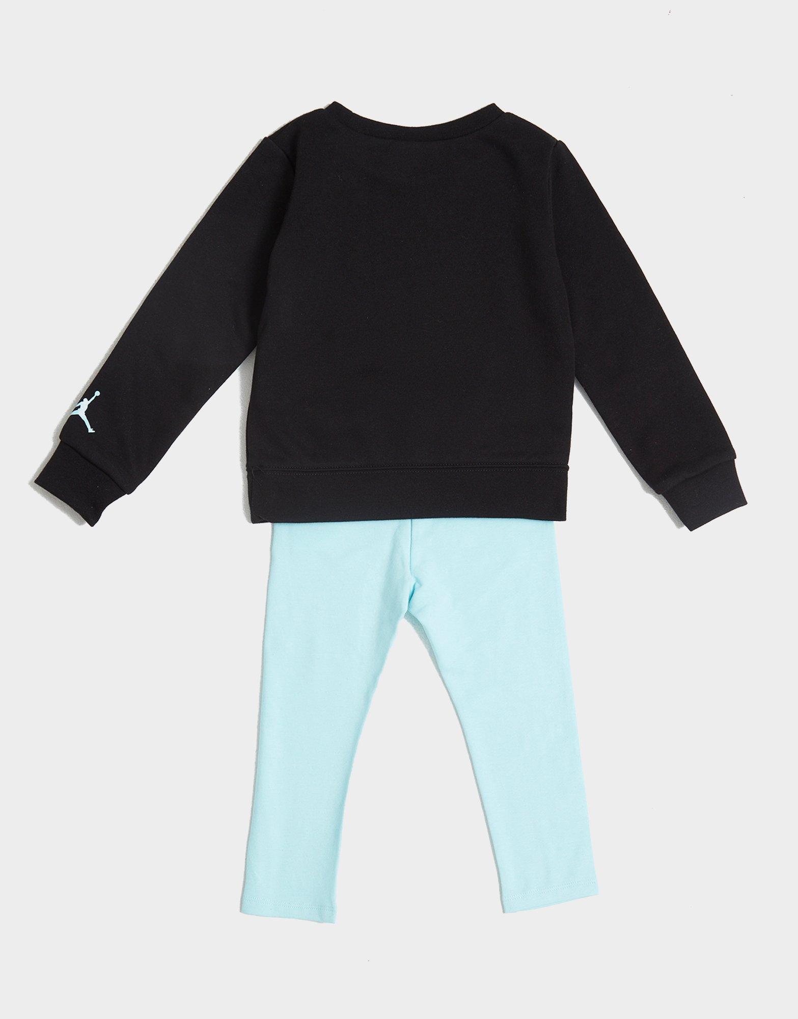 Detská tepláková súprava JORDAN SÚPRAVA JDG WJ BROOKLYN FLC LEEGING SE 35C791-F08 Čierna