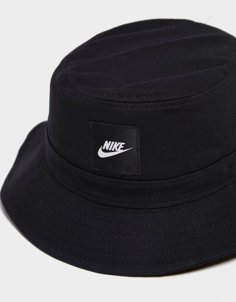 Czapka z daszkiem dla dzieci NIKE CZAPKA FUTURA BUCKET HAT JUNIOR CZ6125010 Czarny