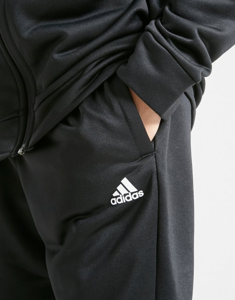 Komplet dresowy dziecięcy ADIDAS DRES BADGE OF SPORT LOGO TRACKSUIT JUNIOR DV1740 Czarny