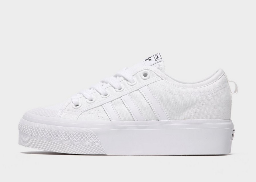 Trampki damskie ADIDAS NIZZA PLATFORM  FV5322 Biały