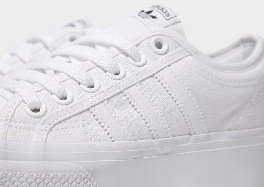Trampki damskie ADIDAS NIZZA PLATFORM  FV5322 Biały