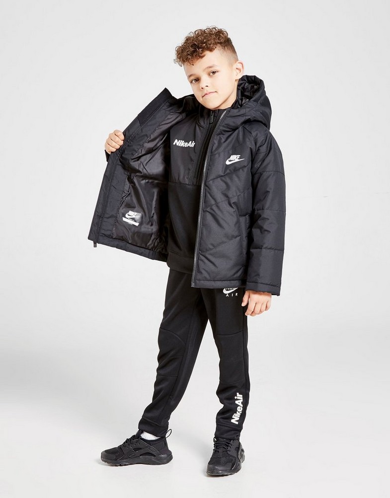 NIKE BUNDA PADDED JACKET CHILDREN 86H160023 Čierna