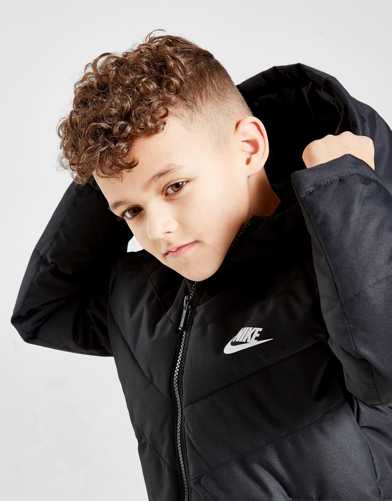 NIKE BUNDA PADDED JACKET CHILDREN 86H160023 Čierna