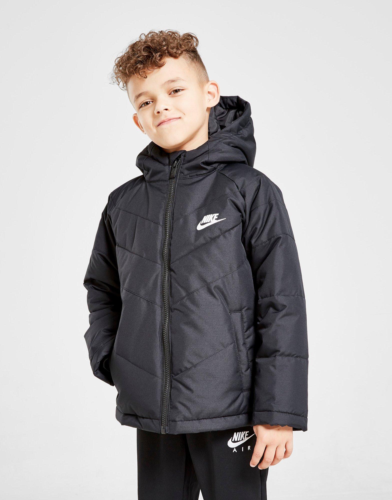 NIKE BUNDA PADDED JACKET CHILDREN 86H160023 Čierna