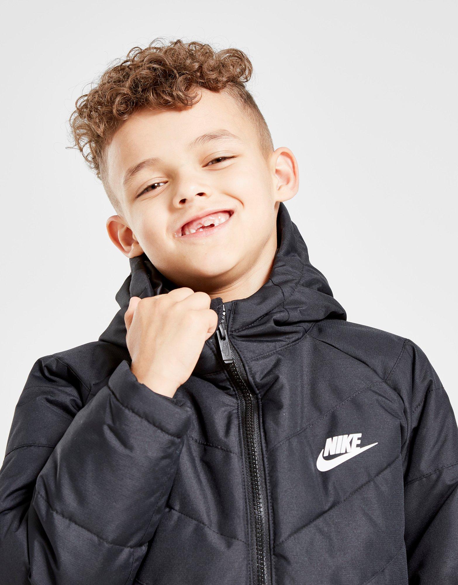 NIKE BUNDA PADDED JACKET CHILDREN 86H160023 Čierna