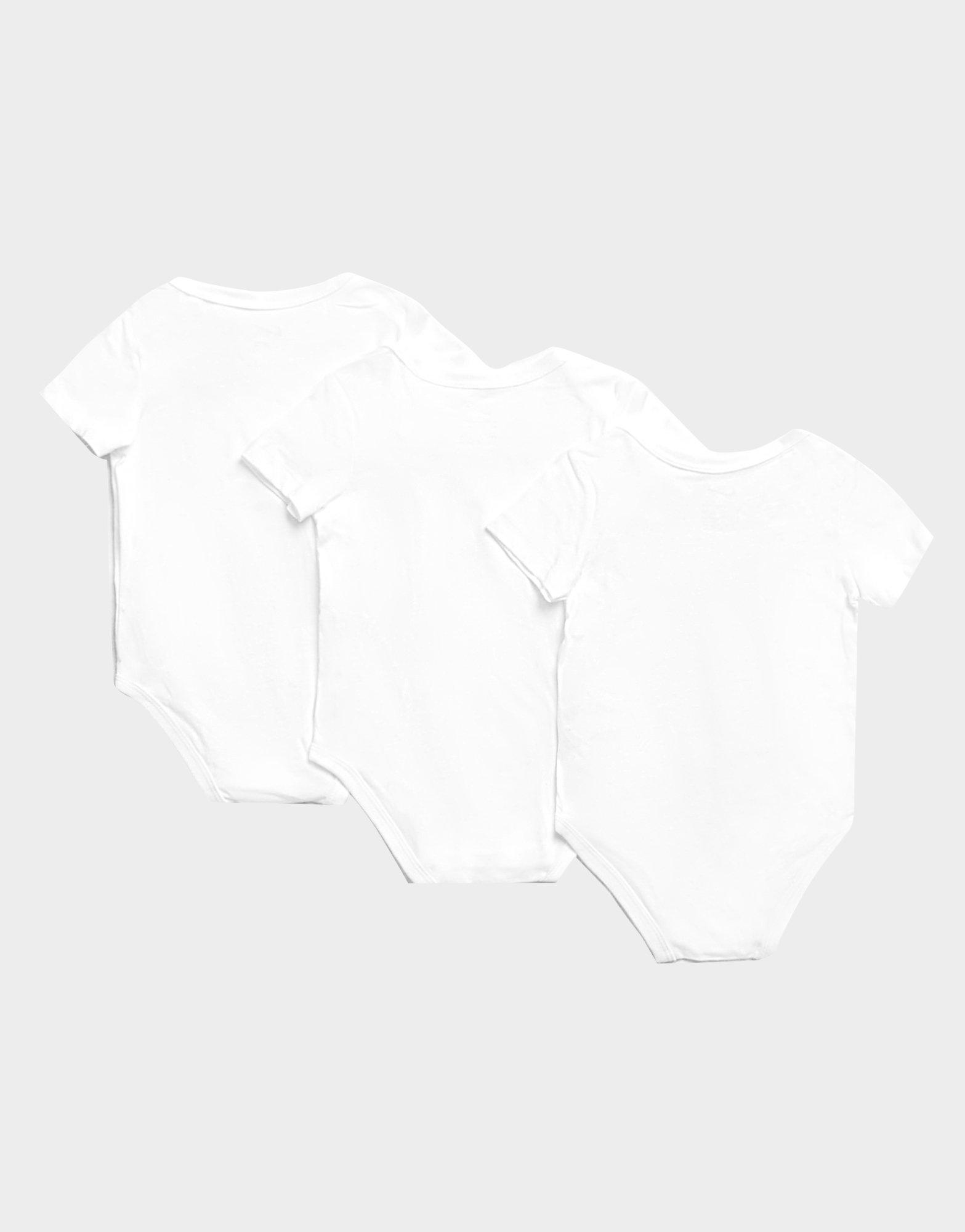Детски анцуг NIKE КОМПЛЕКТ 3PK SWOOSH BODYSUIT 56F096001 Бял