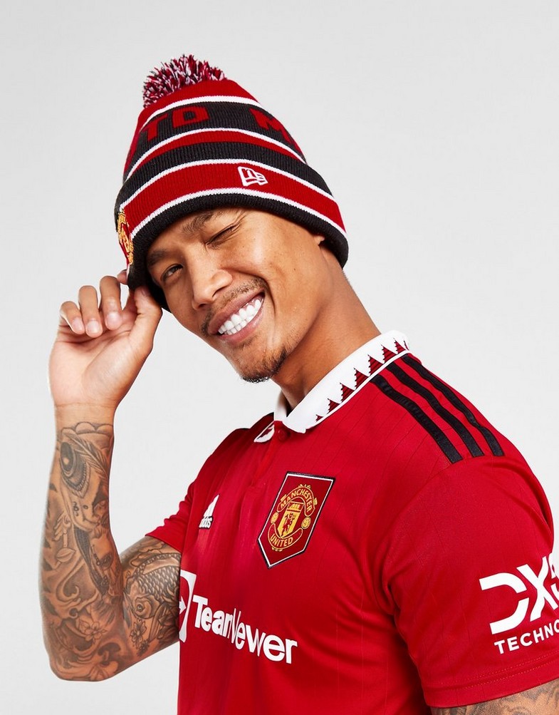 Czapka zimowa męska NEW ERA CZAPKA MAN U MANCHESTER UNITED FC OTC 12122732 Czerwony