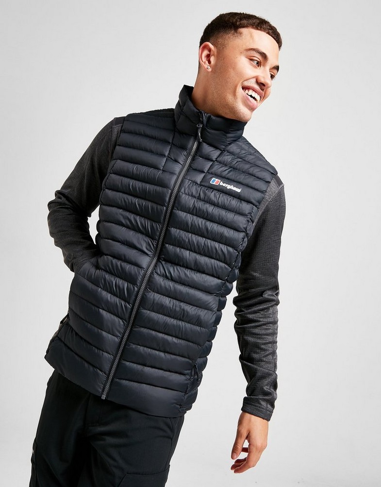 Kurtka męska BERGHAUS PRZEJŚCIOWA VASKYE VEST GILET A000951CX36 Czarny