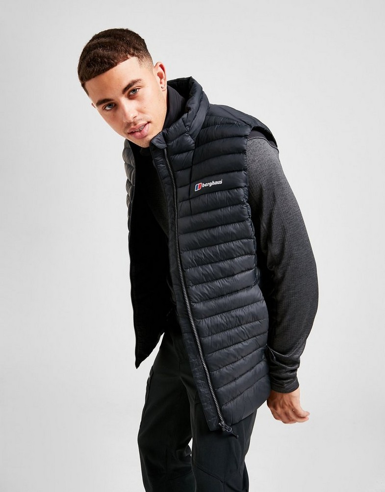 Kurtka męska BERGHAUS PRZEJŚCIOWA VASKYE VEST GILET A000951CX36 Czarny