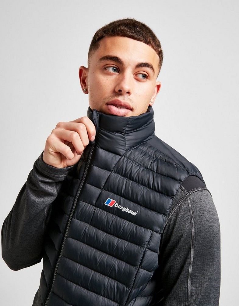Kurtka męska BERGHAUS PRZEJŚCIOWA VASKYE VEST GILET A000951CX36 Czarny