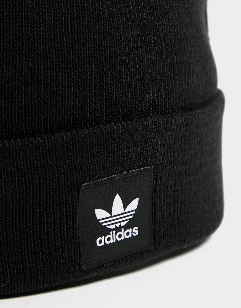 Czapka zimowa damska ADIDAS TREFOIL BEANIE  ED8712 Czarny