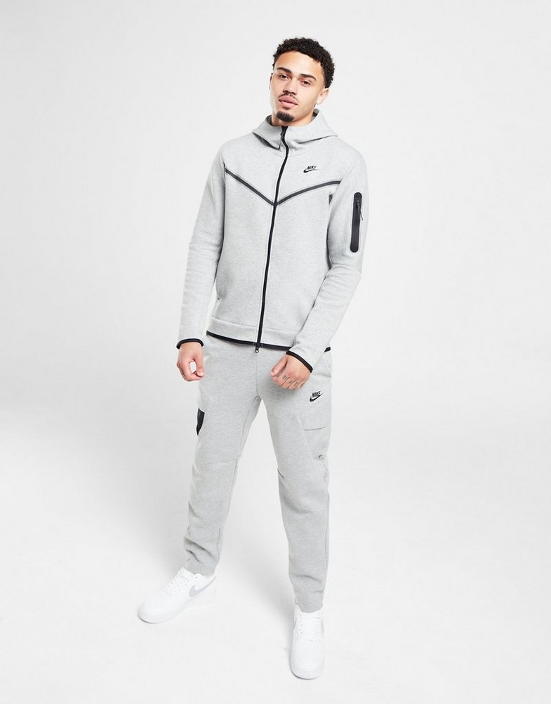 Bluza męska NIKE BLUZA Z KAPTUREM SPORTSWEAR TECH FLEECE CU4489-063 Szary