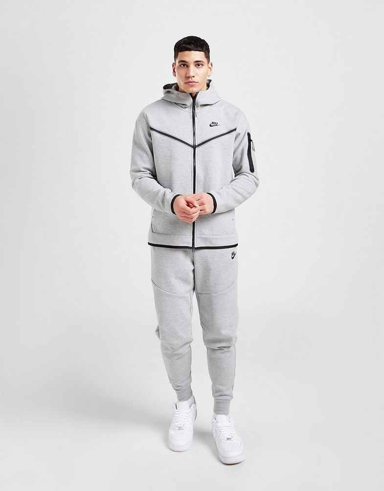 Bluza męska NIKE BLUZA Z KAPTUREM SPORTSWEAR TECH FLEECE CU4489-063 Szary
