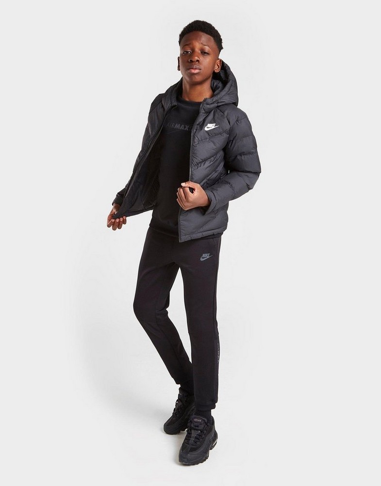 NIKE KURTKA ZIMOWA SPORTSWEAR PADDED JACKET JUNIOR U CU9157-010 Czarny