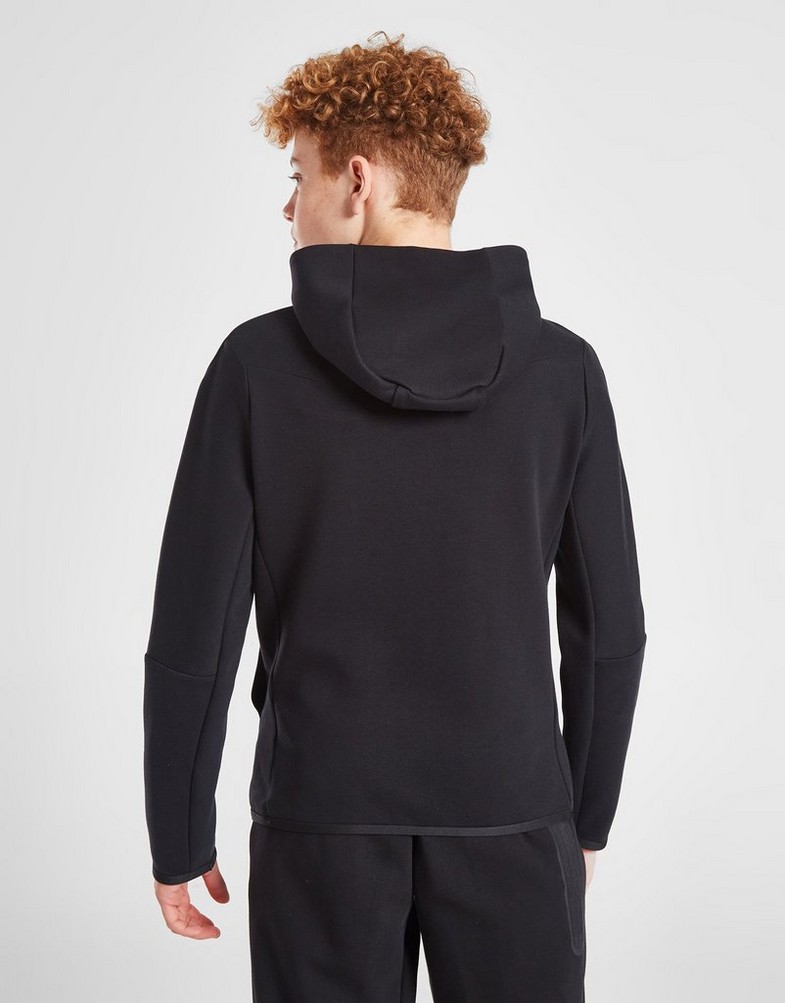 NIKE TECH FLEECE HOODIE JUNIOR CU9223-010 Czarny