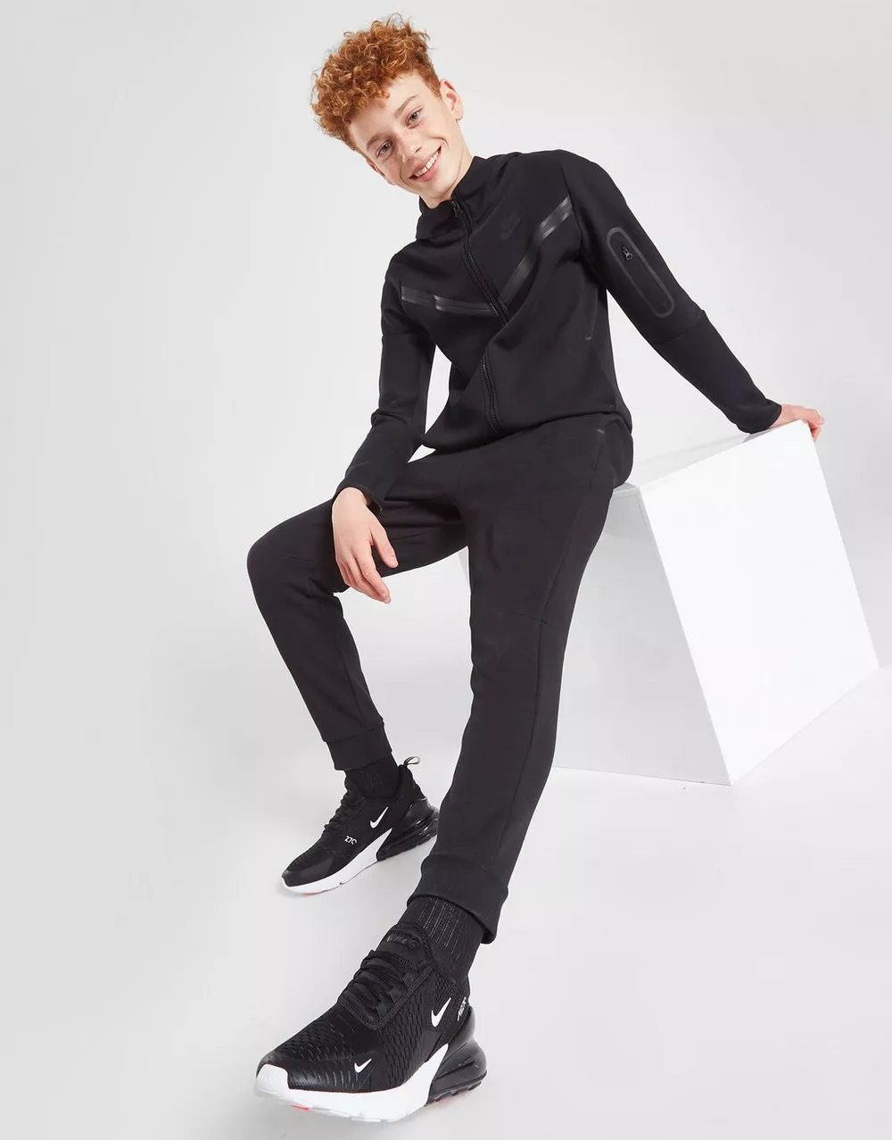 NIKE TECH FLEECE TRACK PANTS JUNIOR, фото 1 з 6