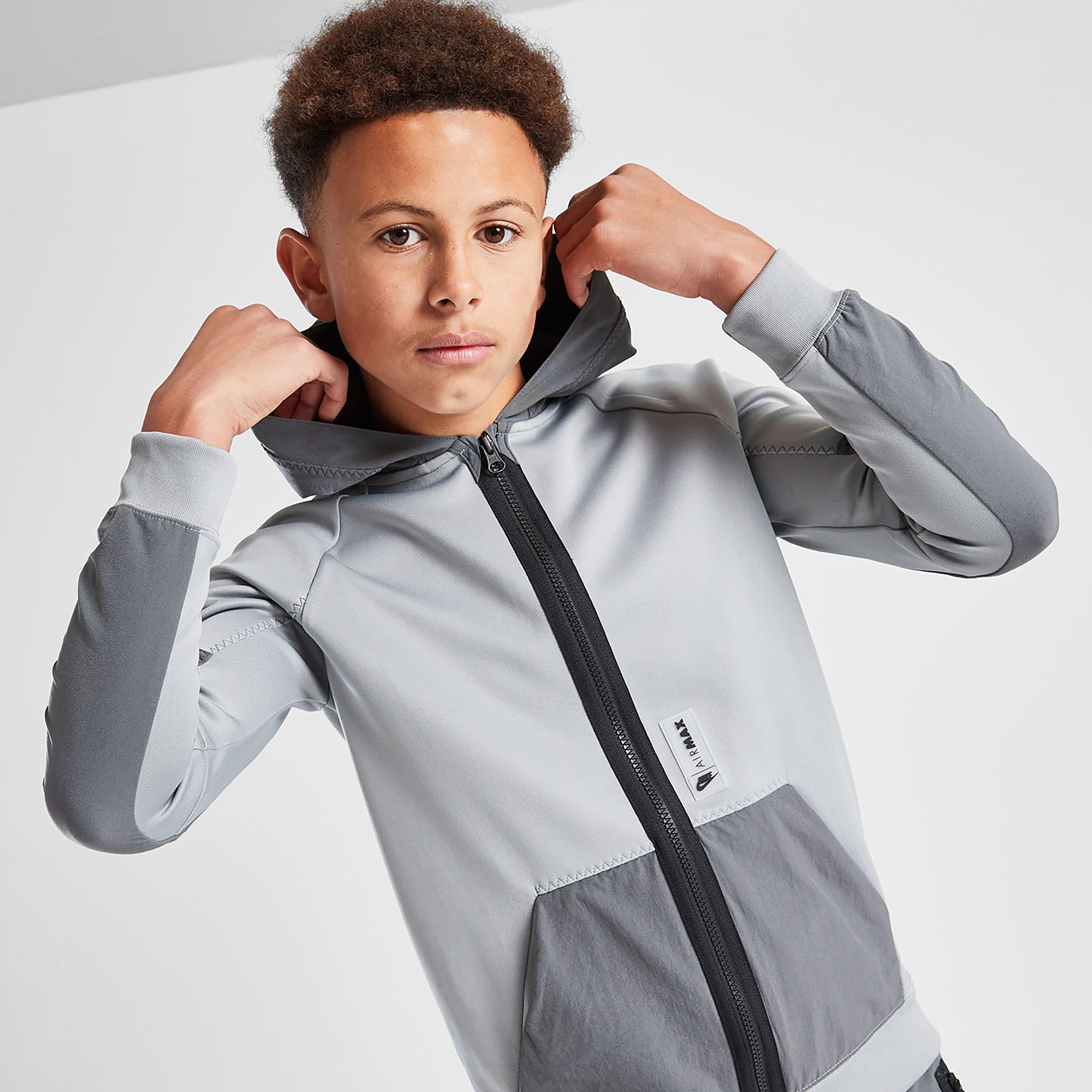 Detská mikina NIKE MIKINA S KAPUCÍ B NSW AIR MAX PK FZ HOODIE