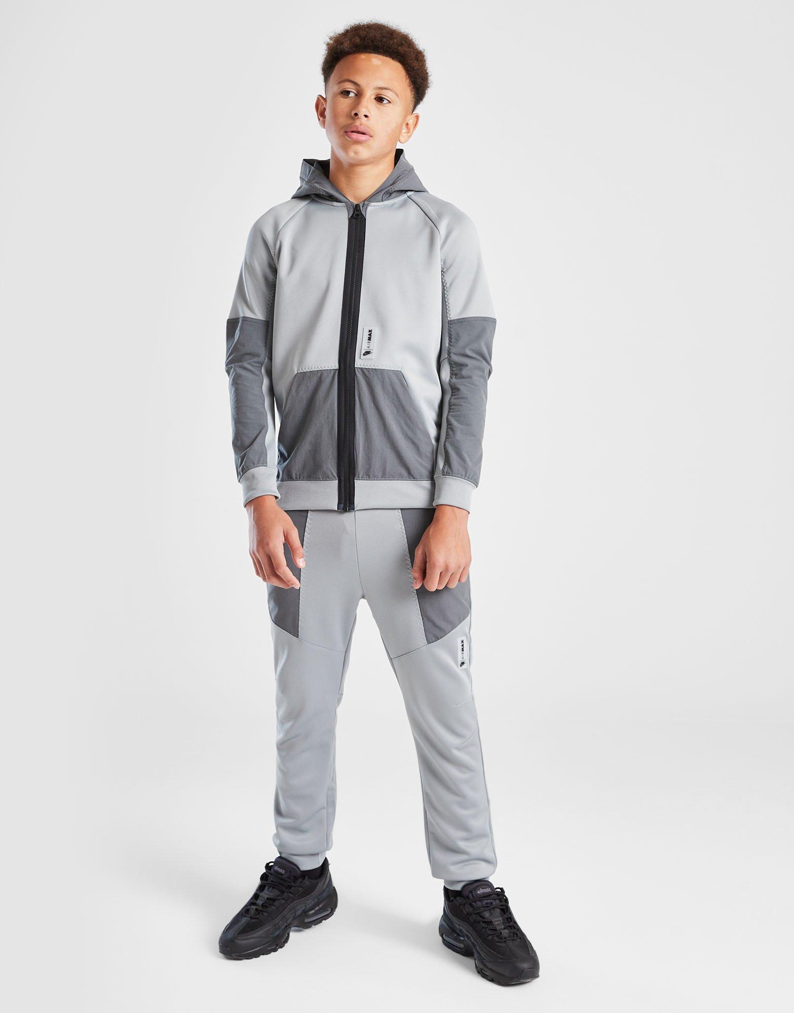 Дитячі кофти NIKE КОФТА З КАПЮШОНОМ B NSW AIR MAX PK FZ HOODIE DA1806-073 Сірий