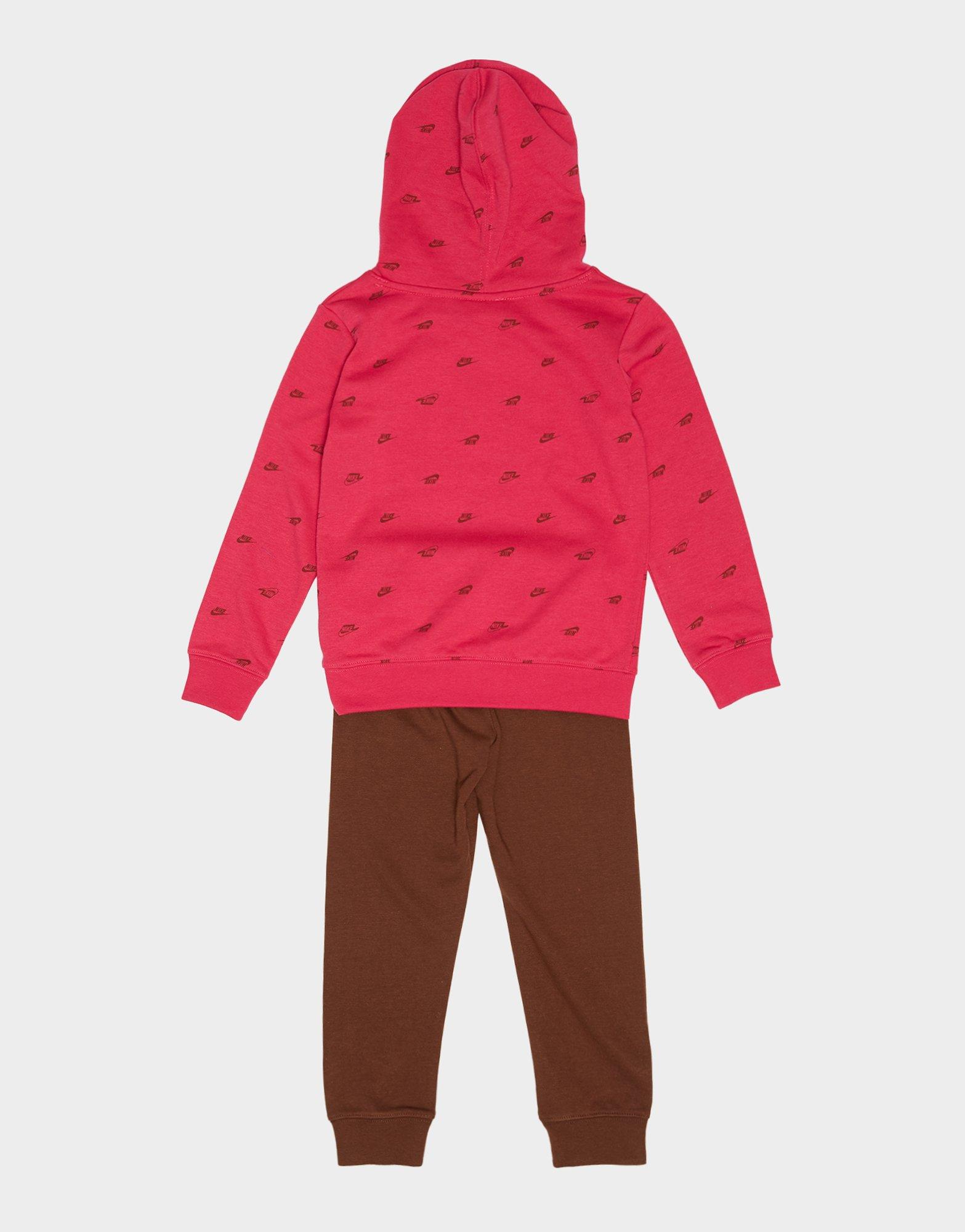 Trening pentru copii NIKE TRENING B NSW CLUB SSNL AOP SET 36J802-X2O Roz