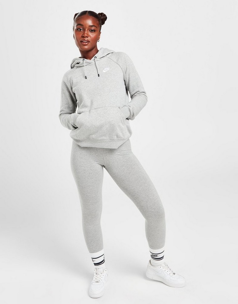 Bluza damska NIKE SPORTSWEAR ESSENTIAL OVERHEAD HOODIE WOMEN'S HOODIE PO BV4124-063 Szary