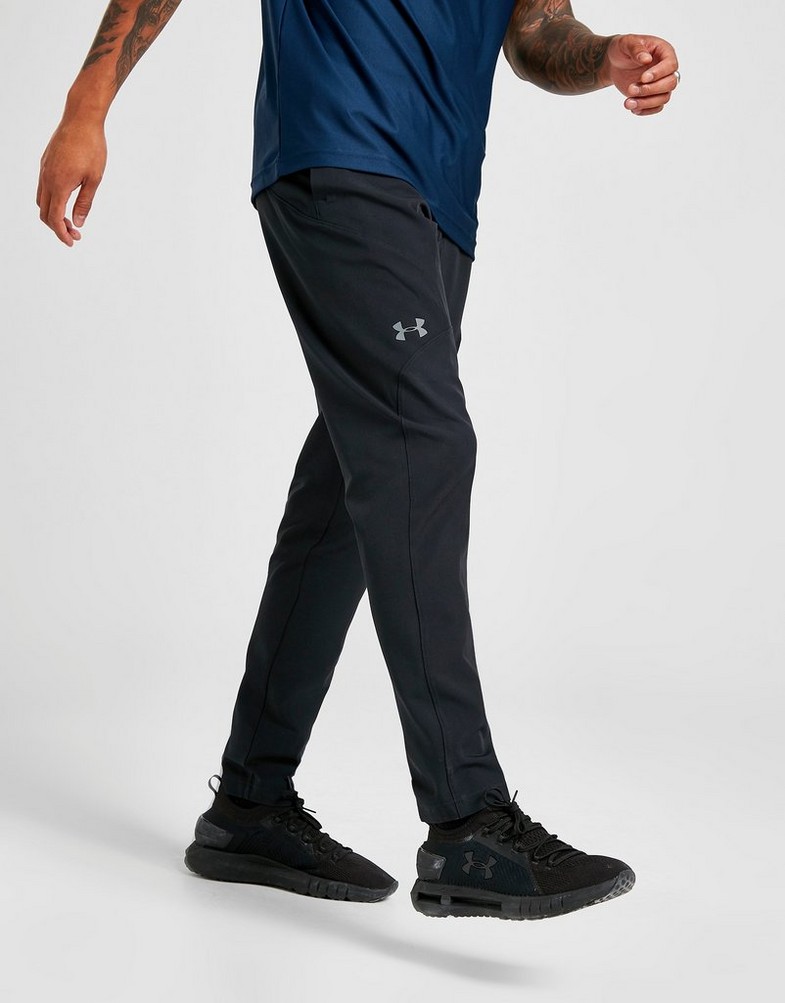 UNDER ARMOUR TRENINGOWE FLEX TAPER TRACK PANTS 1352028001 Czarny