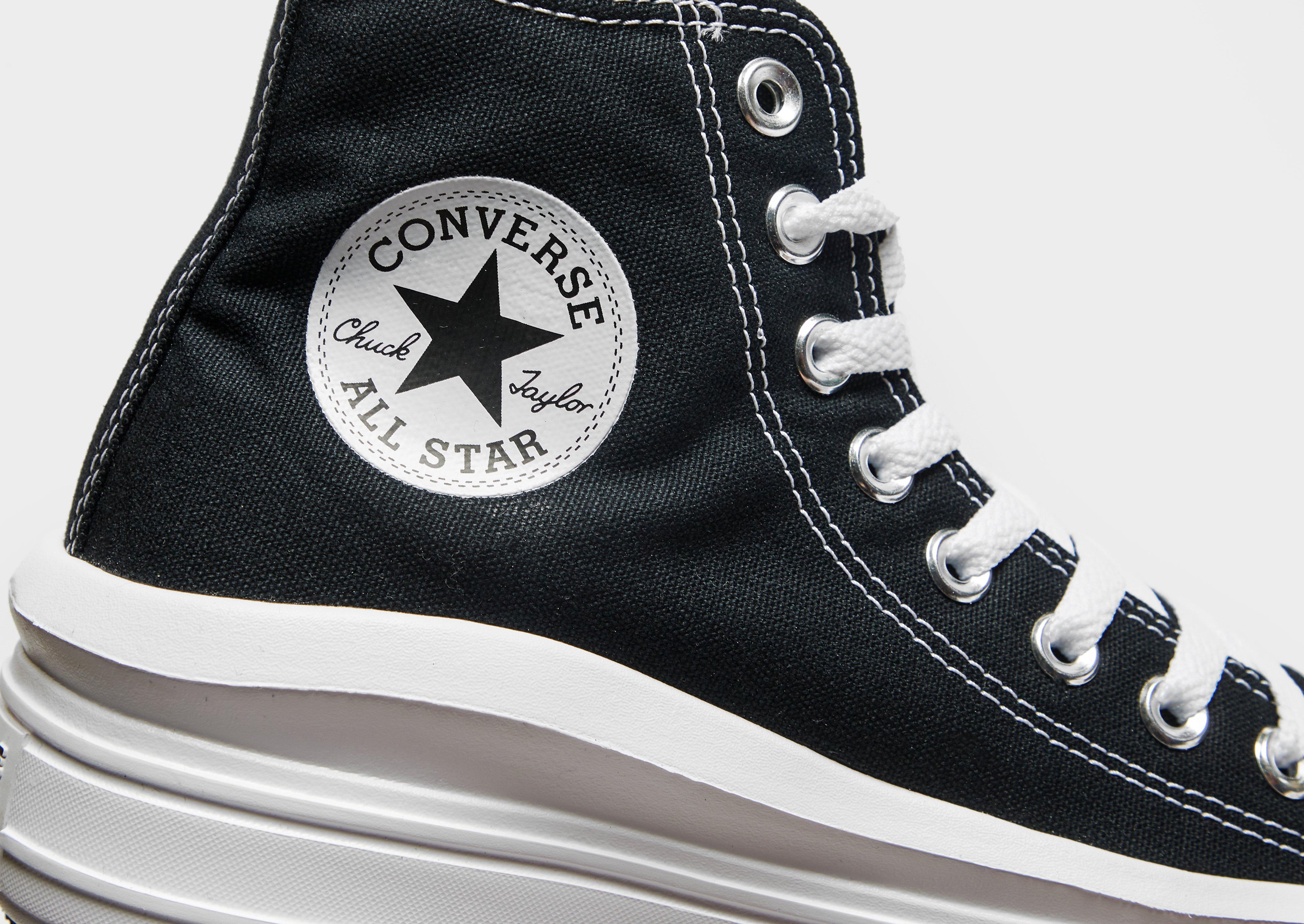 Teniși de damă CONVERSE CHUCK TAYLOR ALL STAR MOVE HIGH  568497C Negru