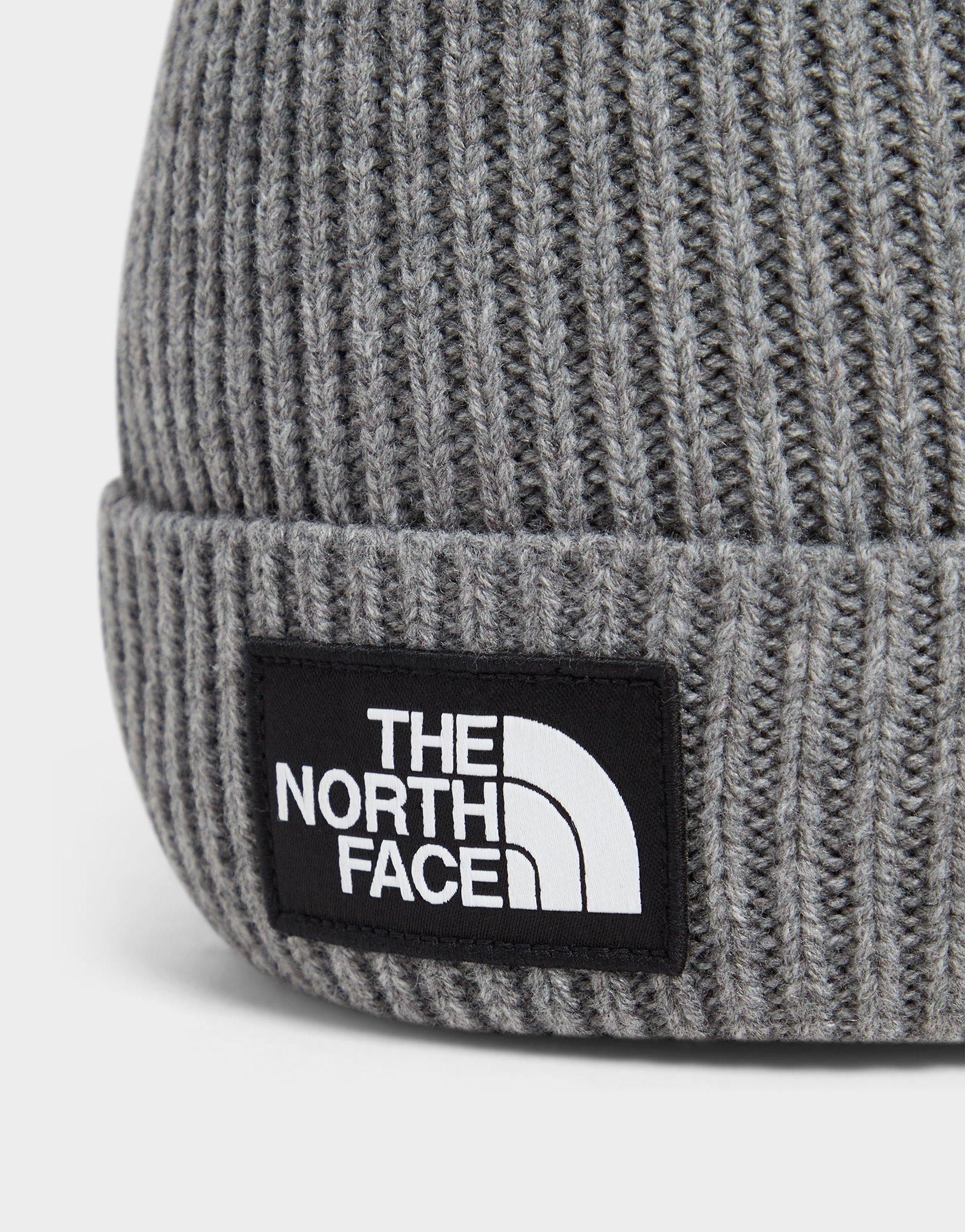 Moteriška žieminė kepurė THE NORTH FACE ZWYKŁA TNF BOX POM BEANIE NF0A3FN3DYY1 Pilka