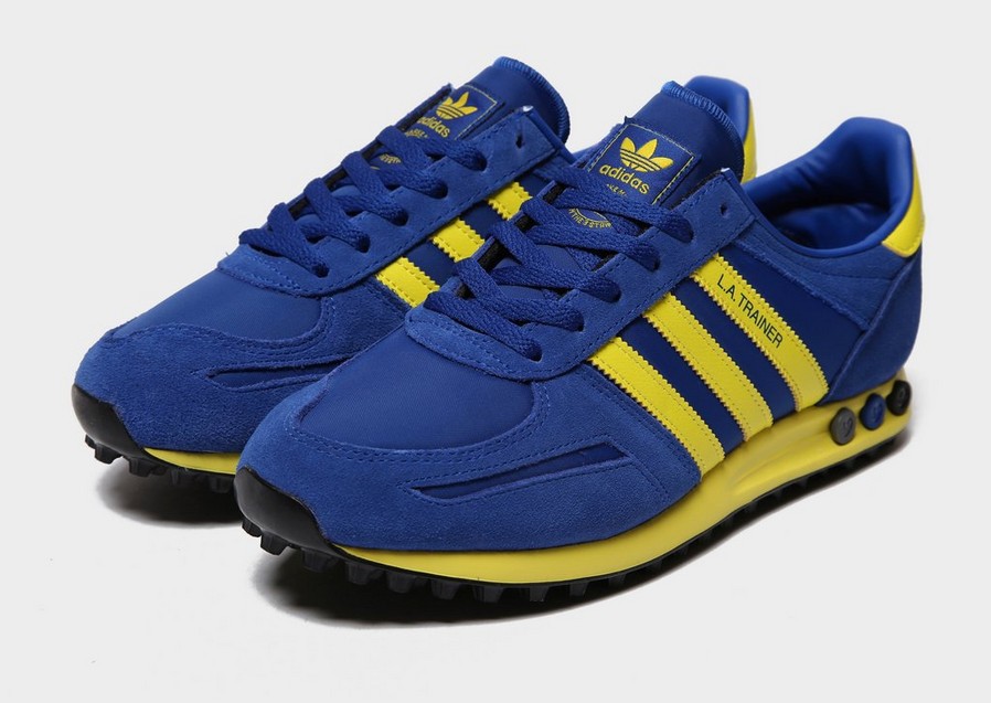 Buty sneakersy męskie ADIDAS LA TRAINER FY1567 Niebieski