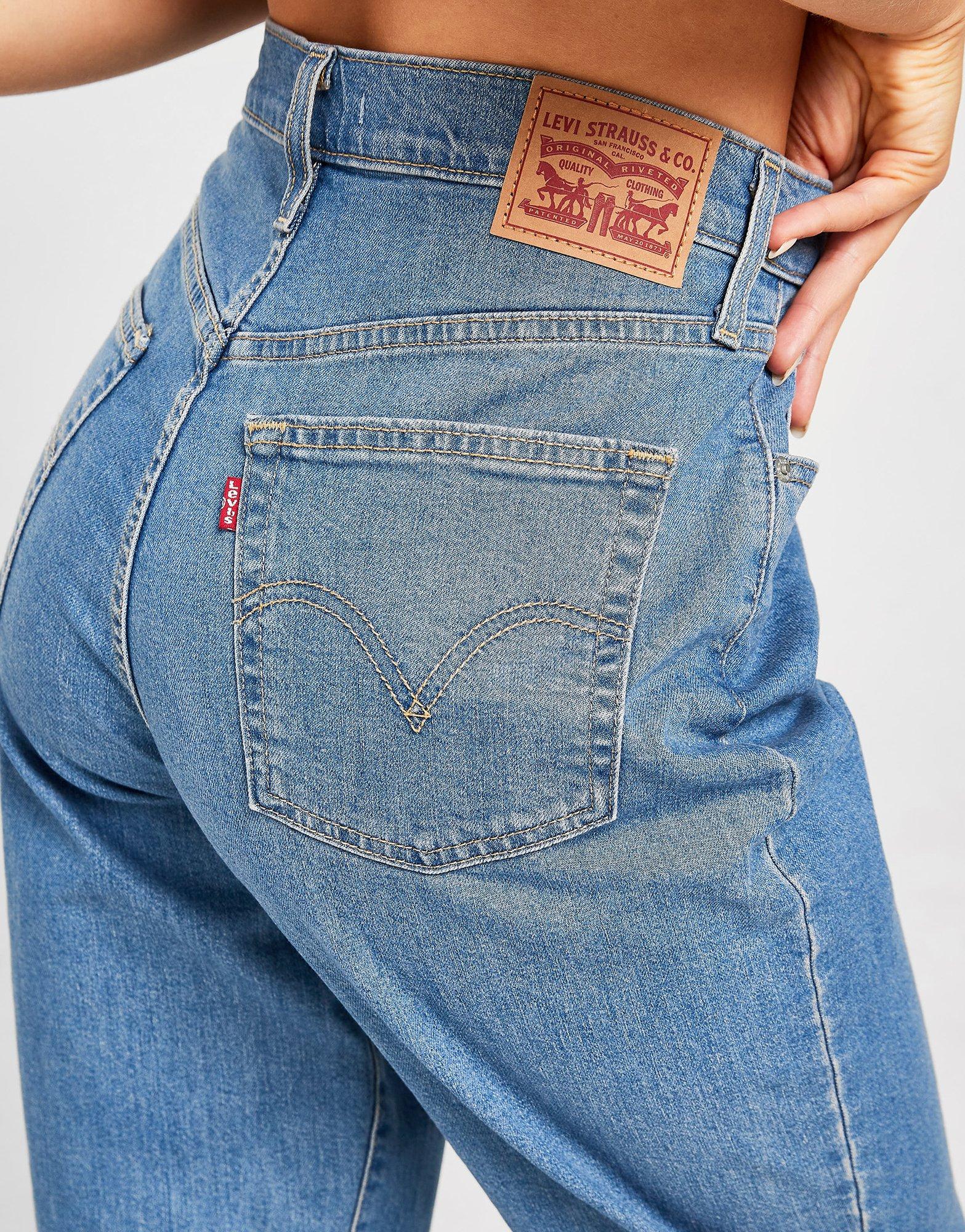 Blugi pentru femei LEVI'S MOM JEANS 26986-0002 Albastru