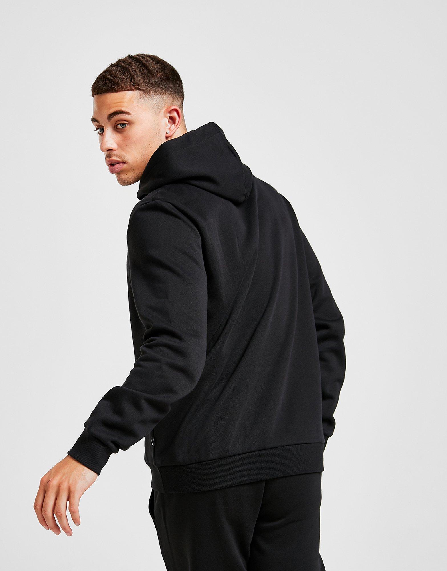 Bluza męska PUMA BLUZA Z KAPTUREM CORE LOGO OVERHEAD HOODIE 84596001 Czarny