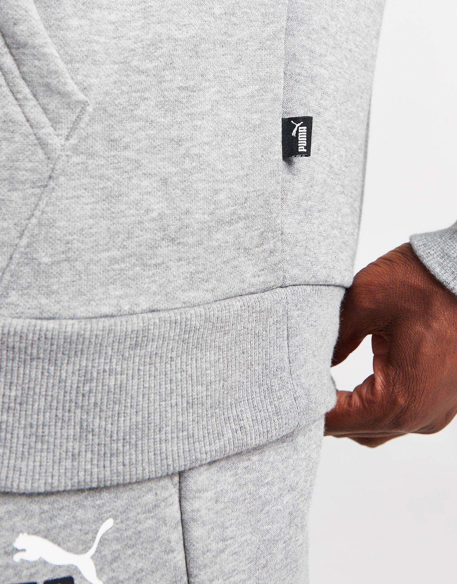 Bluza męska PUMA BLUZA Z KAPTUREM CORE LOGO OVERHEAD HOODIE 58676403 Szary