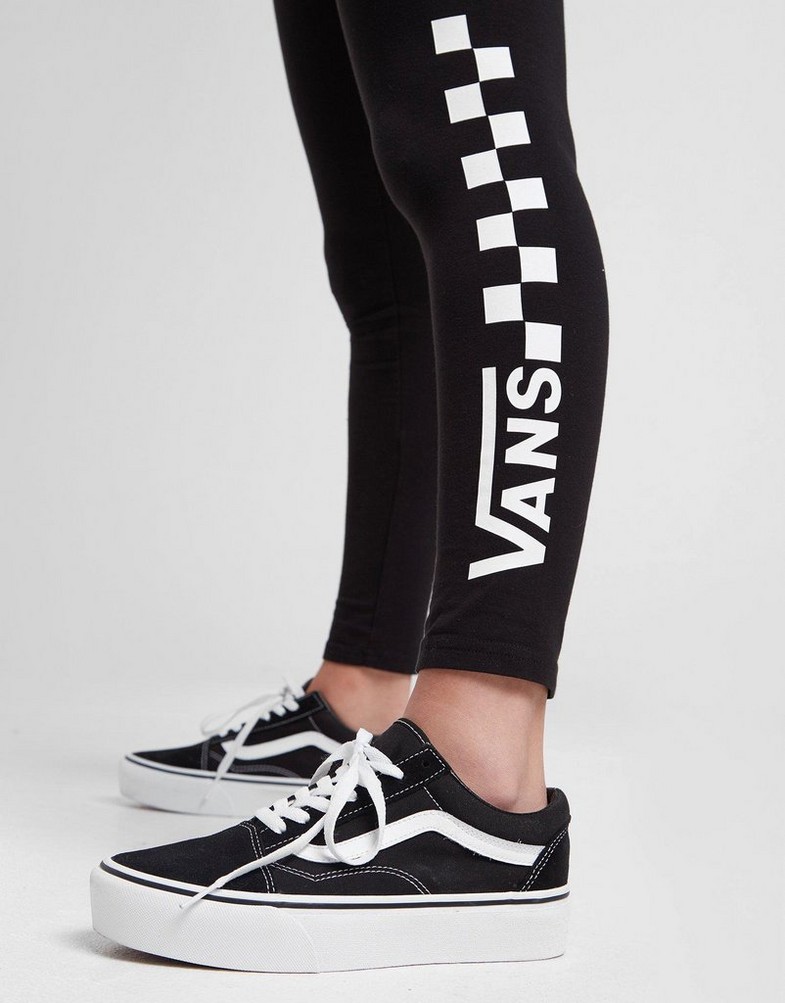Legginsy damskie VANS LEGGINGS CHECKERBOARD VN0A4S9WBLK1 Czarny