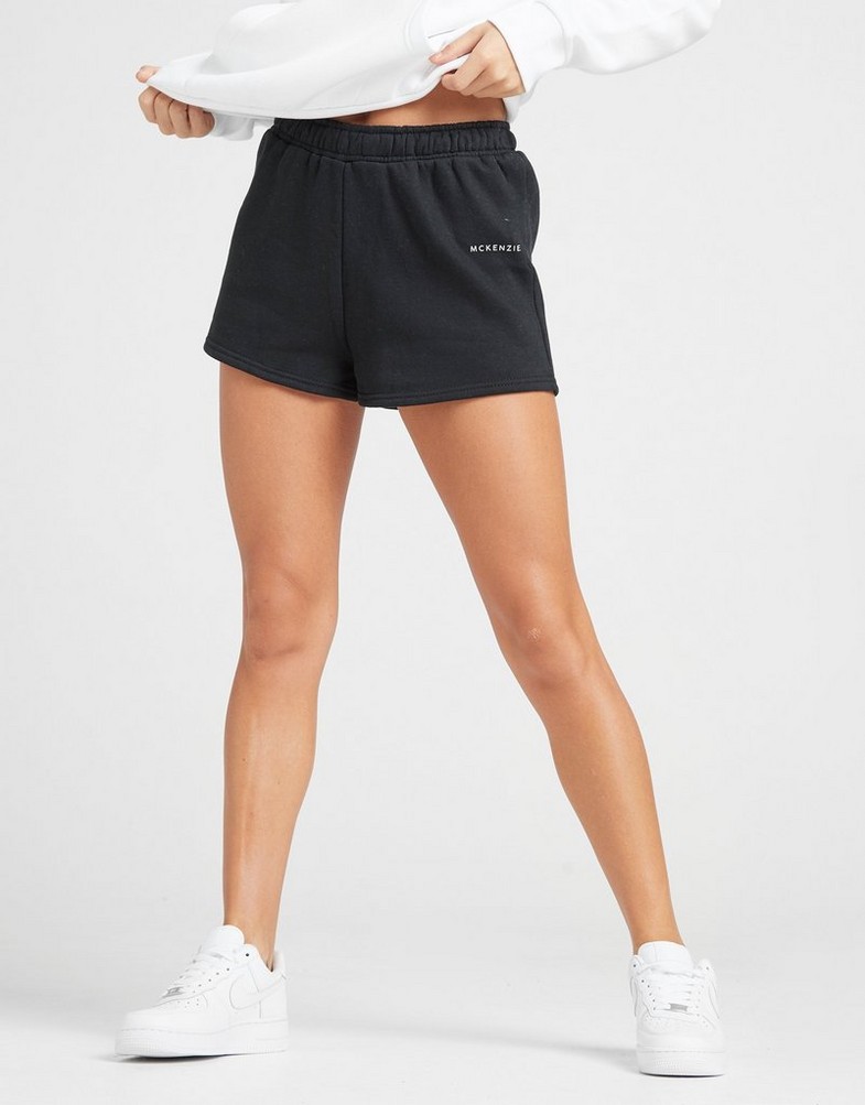 Női rövidnadrág MCKENZIE RÖVIDNADRÁG ESSENTIAL FLEECE SHORTS MCKTW14206BLK Fekete
