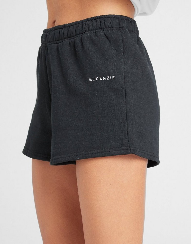 Női rövidnadrág MCKENZIE RÖVIDNADRÁG ESSENTIAL FLEECE SHORTS MCKTW14206BLK Fekete