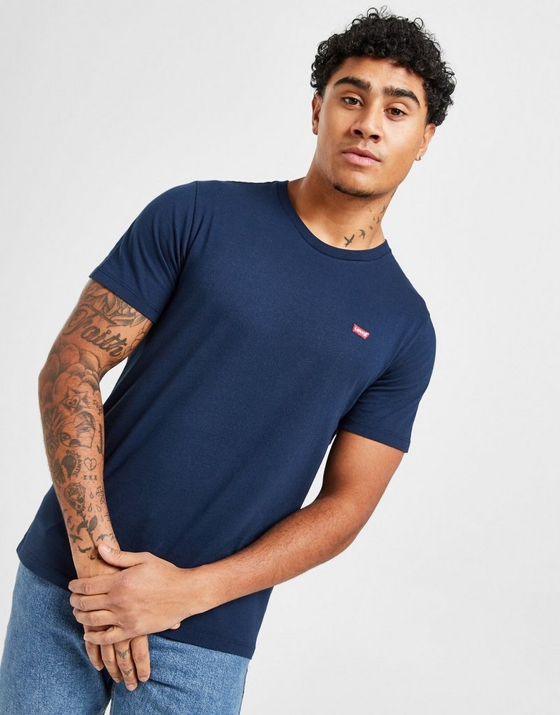Koszulka, t-shirt męski LEVI'S T-SHIRT SS ORIGINAL HM TEE 56605-0017 Granatowy